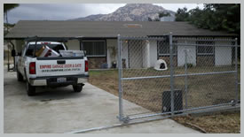 Residential Chain Link Gate